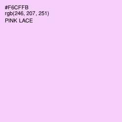 #F6CFFB - Pink Lace Color Image
